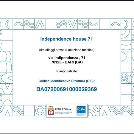 Ferienwohnung Independence House 71 Bari Exterior foto
